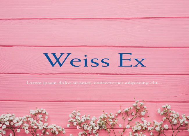 Weiss Ex example